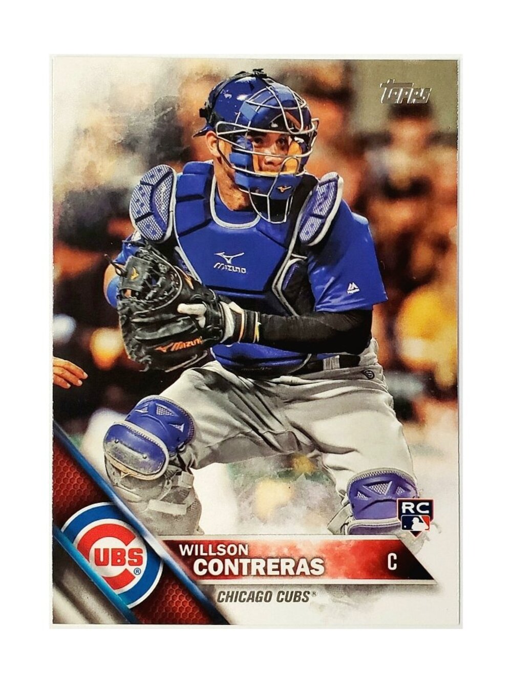 WILLSON CONTRERAS ROOKIE "FLAGSHIP" 2016 TOPPS UPDATE #US266, CUBS